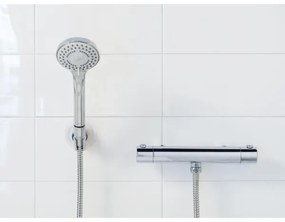 WENKO 24918100 - Cap de duș BASIC LINE 9,5 x 9,5 cm, crom lucios/argintiu