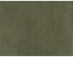 Fotoliu verde cu tapițerie din catifea reiată Vigor – Leitmotiv