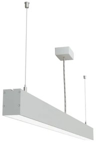 Lustră LED pe cablu LOOK LED/46W/230V 4000K 120 cm argintie APLED