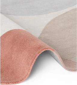 Covor bej țesut manual rotund din lână ø 160 cm Hackney Clarissa – Ted Baker