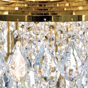Lustra suspendata cristal K9 design elegant CELESTE D-45 auriu
