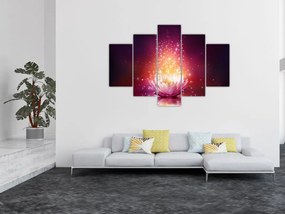 Tablou cu floare de lotus (150x105 cm)