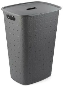 Curver Coș pentru rufe murdare Softex 56 l, griînchis