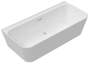 Cada freestanding Rune Algiz BTW acril alb lucios 160x75 cm