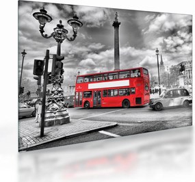 Tablou pe sticlă - Trafalgar Square (70x50 cm)