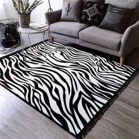 Covor lavabil cu 2 fețe Kate Louise Zebra, 120 x 180 cm