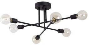 Plafonieră neagră 64x64 cm Flower – Opviq lights