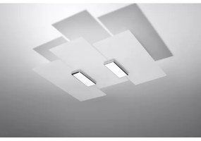 Plafonieră FABIANO 3xE27/60W/230V alb/crom