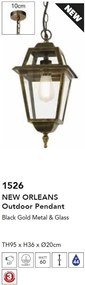 Pendul iluminat exterior stil clasic New Orleans