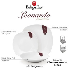 Set farfurii 18 piese Leonardo Berlinger Haus BH 10203