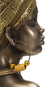 Mauro Ferretti Statueta Mumbasa cm 21X15X34 | Aosom Romania