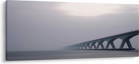 Tablou - Podul în ceață (120x50 cm)