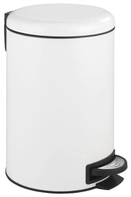 WENKO 22707100 - Coș de gunoi LEMAN 25x38 cm alb/negru