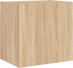 vidaXL Comodă TV de perete, stejar sonoma 40,5x30x40 cm lemn prelucrat