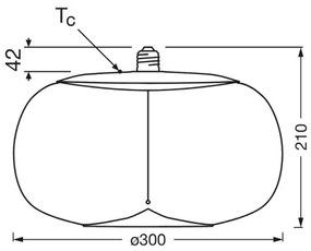 Bec LED Osram VINTAGE FILAMENT E27/2,5W/230V 2700K
