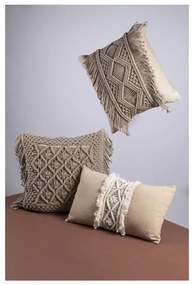 Pernă decorativă din material textil 45x45 cm Macrame – VDE Tivoli 1996