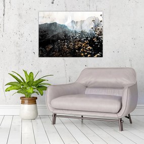 Tablou - Ilustrație de flori sălbatice (70x50 cm)