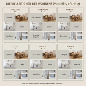 HOMCOM Masă Pliantă cu 2 Extensii Rabatabile, Masă Extensibilă cu Spațiu de Economisire, 104x76x73,7 cm, Lemn Natural | Aosom Romania
