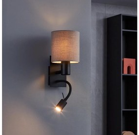 Eglo 900701 - Lampă LED flexibilă PASTERI 1xE27/40W/230V + LED/3,8W maro