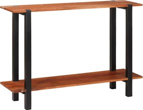 vidaXL Masă de consolă cu raft Maro și negru 110 x 30 x 75 cm