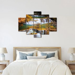 Tablou - Cascada Huay Mae Khamin, Thailanda (150x105 cm)