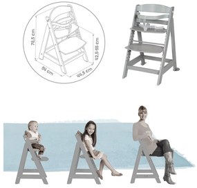 Scaun de masă pentru bebe taupe Miffy – Roba