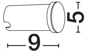 Spot LED incastrat iluminat exterior ambiental IP67 COMPO negru