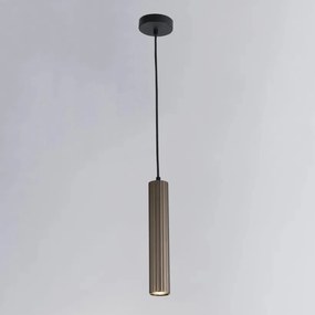 Pendul din aluminiu canelat Anna bronz