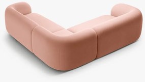 Coltar Kate 5 locuri catifea Salvador L252 cm