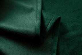 Draperie opaca verde inchis VELVET 140x250 cm Agatat: Inele metalice
