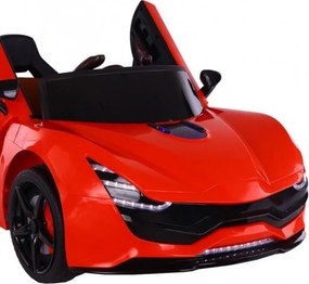 Masinuta Electrica cu acumulator pentru copii NOVOKIDS™ Magma Racer , Cu telecomanda, Melodii si lumini, 3-8 ani , Usi cu deschidere Butterfly ,