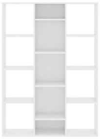 Separator camera Biblioteca, alb, 100x24x140 cm, PAL Alb, 1