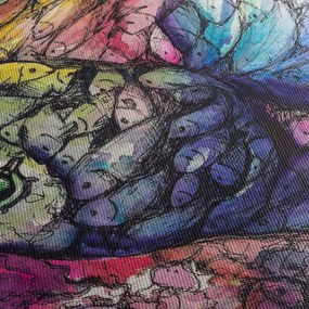 Tablou - Peștișorul colorat (120x50 cm)