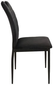Scaun de bucaterie Rip Velvet, negru