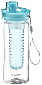 Sticla apa cu infuzor 700ml, turcoaz, Summer