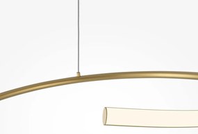 Lustra LED suspendata design circular Curve alama