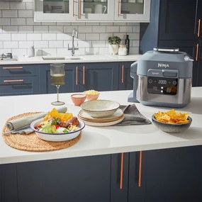 Multicooker sub presiune NINJA ON400EU, 1760W, 5.7L, Speedi Meals, 10 programe, Gri