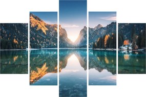 Tablou - Lacul montan (150x105 cm)