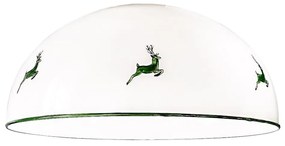 Kolarz 731.G101 - Pahar de schimb pentru candelabru NONNA E27 Ø 30 cm, verde căprioară