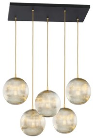 Lustra design modern cu 5 pendule Paloma