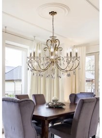 Lustră pe lanț AURORA 8xE14/40W/230V