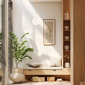 Lustra/Pendul design modern ALMIROS 25cm alama