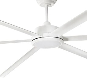 Ventilator LED dimabil de tavan FARO 34206-130 ROTTERDAM XXL LED/32W/230V alb d. 250 cm + telecomandă