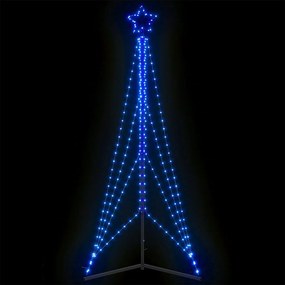 vidaXL Pom de Crăciun LED 483 LED-uri Albastru 240 cm