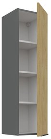 Dulap superior de bucătărie Carminia 30 G-108 1F (stejar cremona + antracit). 1127950