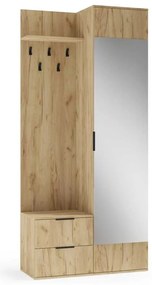 Set mobilier hol Garner, stejar auriu