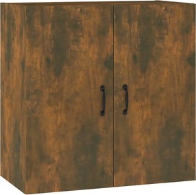 vidaXL Dulap de perete, stejar fumuriu, 60x31x60 cm, lemn compozit