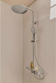 Coloana de dus cu baterie termostatata si etajera sticla Ideal Standard Ceratherm S200