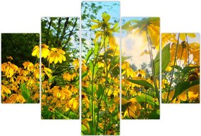 Tablou - Flori galbene (150x105 cm)