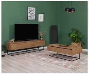 Set mobilier living Laxusona 23 (Nuc + negru). 1107126